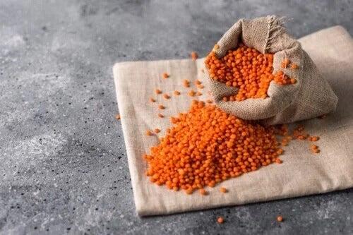 Red lentils, properties and recipes