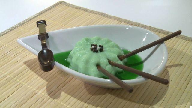 Mint protein pudding