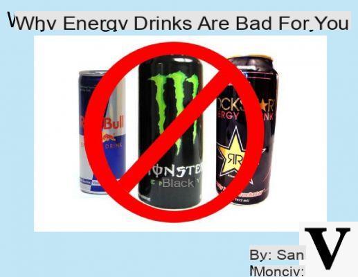 Energy drink: because everyone says they are bad