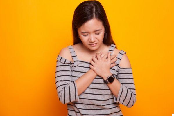Chest pain caused by anxiety