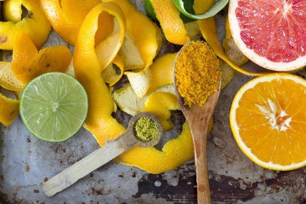 Suplementos naturais: laranja para pele casca de laranja