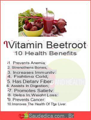 Beetroot juice, the benefits