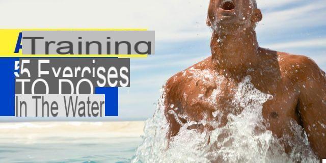 Training in the water: Exercises to do at the sea