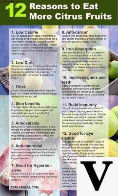 4 reasons to choose citrus fruits
