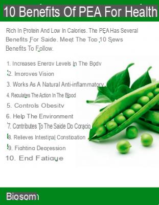 The benefits of peas