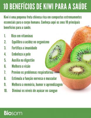 As propriedades do kiwi, uma fruta multivitamínica