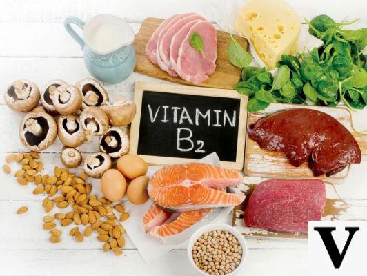 VITAMIN B2 content of foods