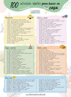 100 cosas que hacer en cuarentena