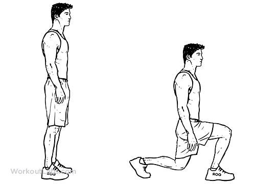 Deep lunges or deep lunges | How are they performed? Common mistakes