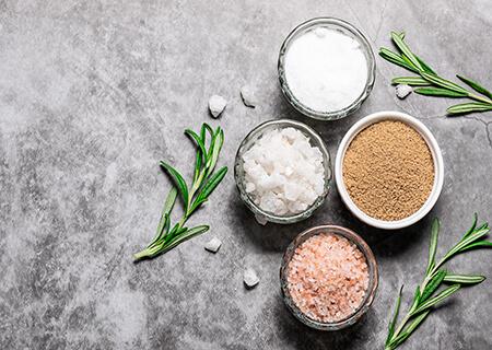 The use of salt in the kitchen