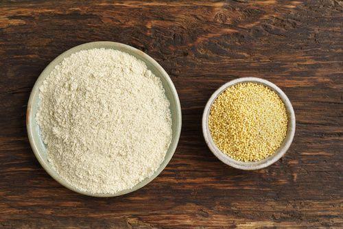 Whole brown millet flour, properties and use