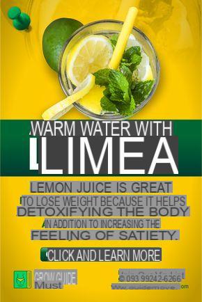 Água e limão, o remédio desintoxicante que ajuda a perder peso