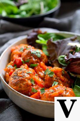 Vegetarian meatballs of spinach, potatoes and paprika