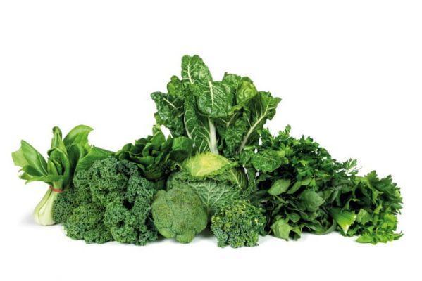 Vegetais de folhas verdes, o papel na nutrição
