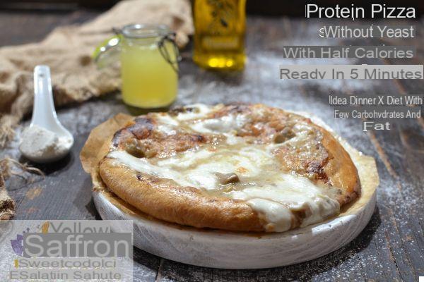 Pizza de Proteína - Sem Aumentar
