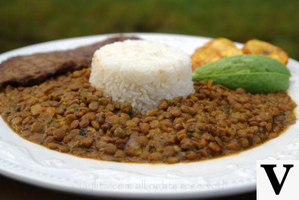 Low Cost recipes: rice and lentils