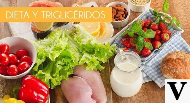 Ejemplo de dieta alta en triglicéridos