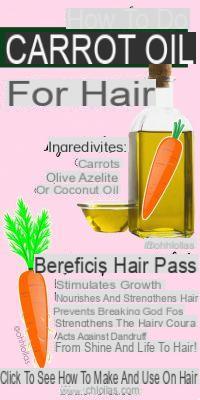 The benefits of carrot oil