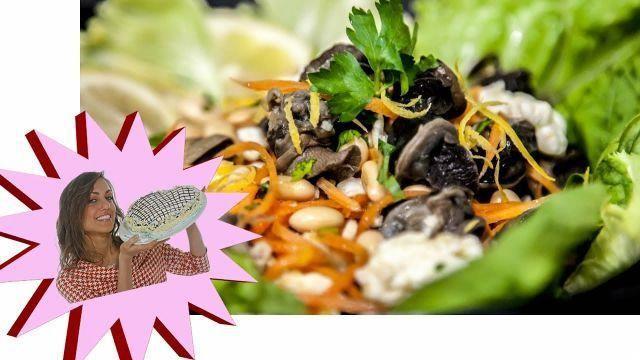 Salade d'été protéinée aux escargots