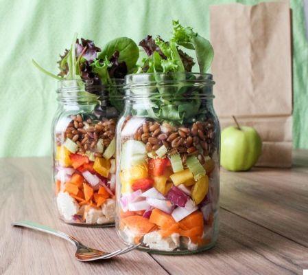 Salads in a jar: 10 recipes to prepare them at home