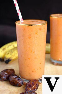 Papaya and dates anti-stress smoothie