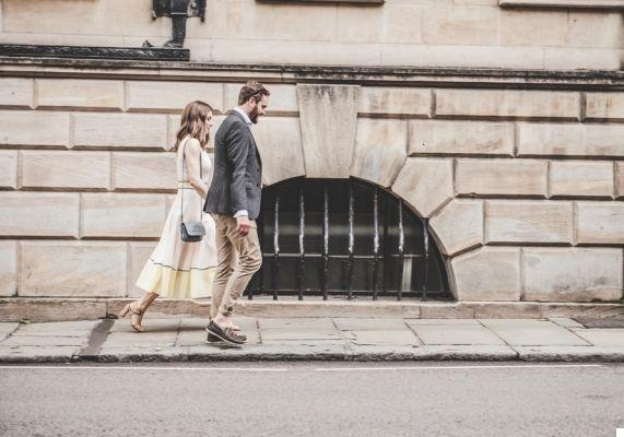Walking in company is good for you, and helps resolve conflicts