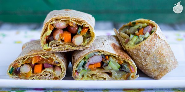 Burritos vegetarianos: 10 receitas para todos os gostos